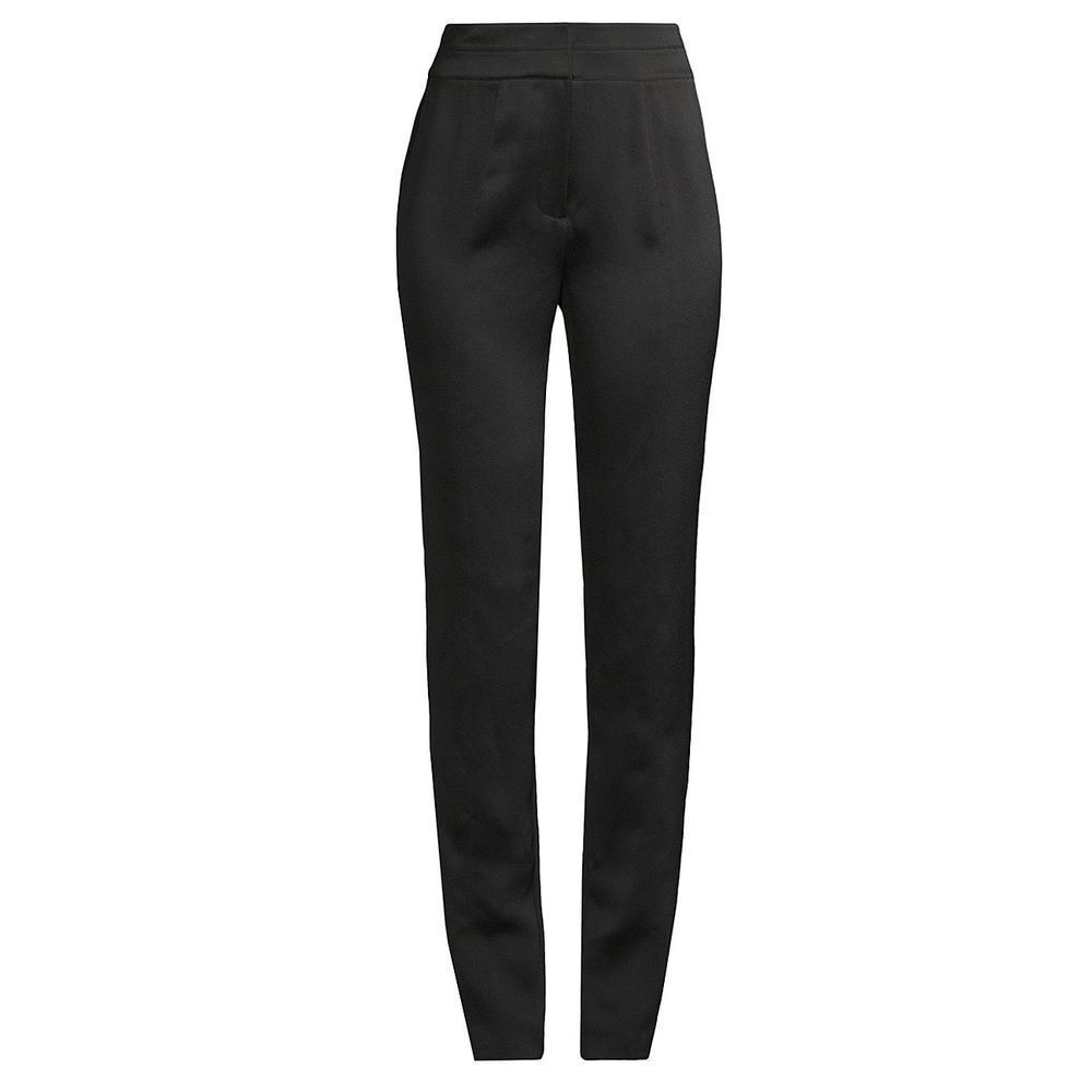 Donna‎ Karan DKNY Pants Womens 2 Black Straight Leg Stretch Career Trouser NWT